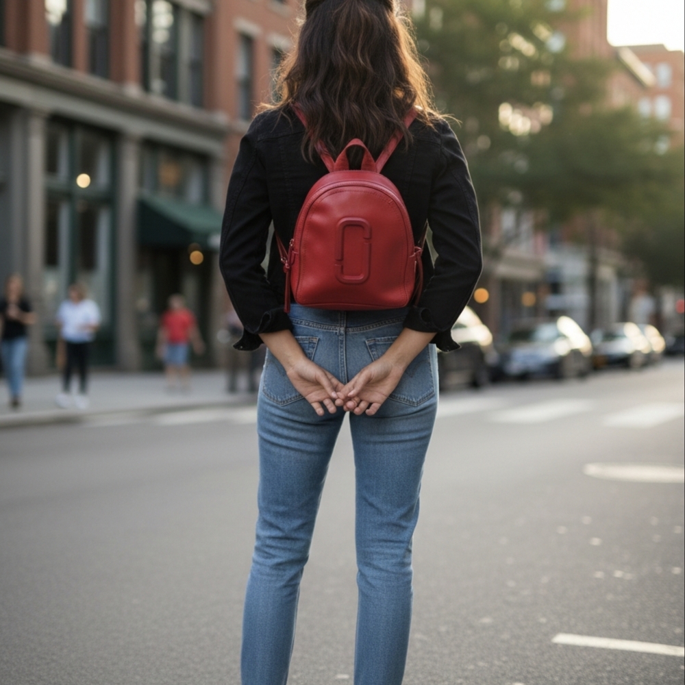 NWT Marc Jacobs Women's Pack Shot Backpack - Red